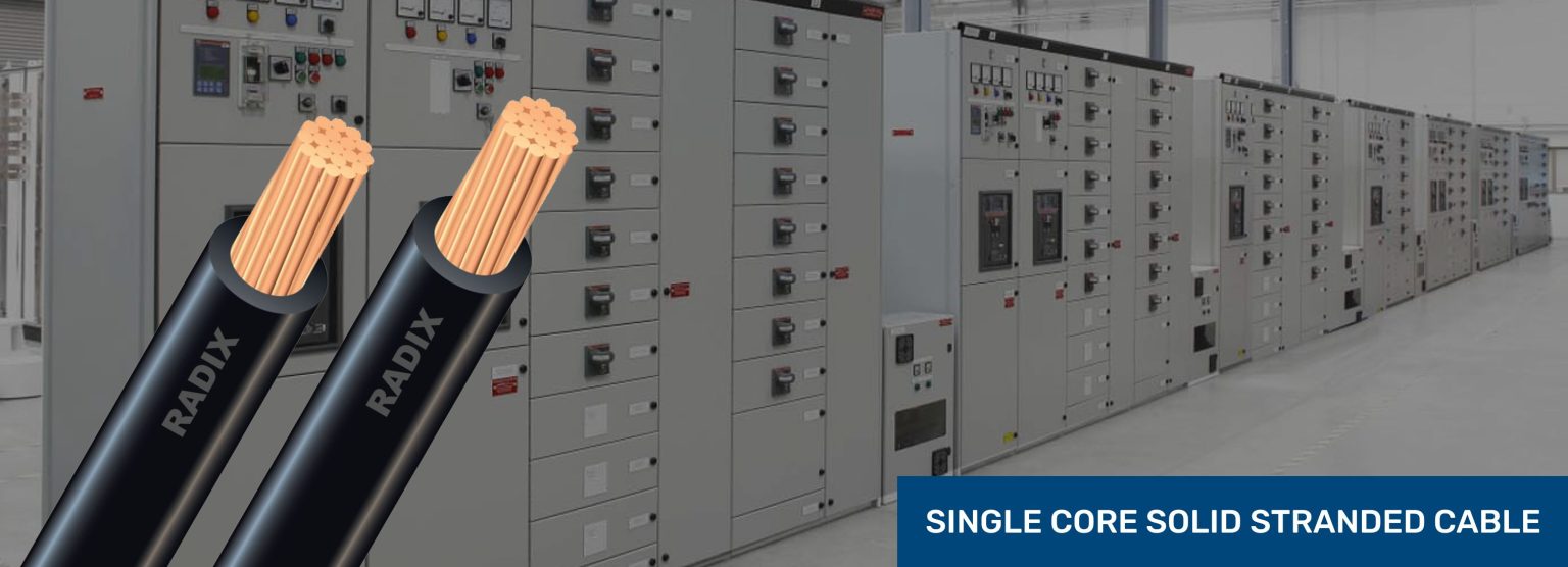 Copper conductor Solid stranded single core cable RADIX CABLES